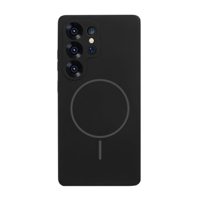 Чехол для Samsung Galaxy S26 Ultra с MagSafe Silicone Case Чёрный