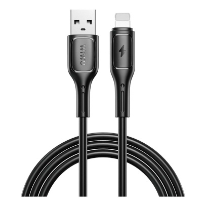 Кабель USB - Lightning WiWU StarLink StarLink Wi-C042E A-L 1m, 2.4A, чёрный