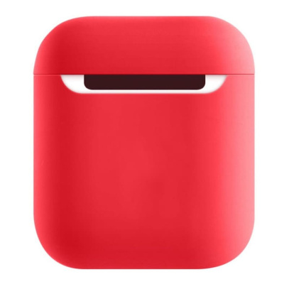 Чехол Silicone Case для Apple AirPods 1/2 (PRODUCT)RED, красный
