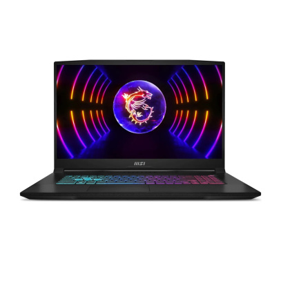 Ноутбук 17.3" MSI Katana 17 (B12VEK-1495XRU) Intel Core i5 12450H, 16Gb DDR5, SSD 1Tb, NVIDIA RTX 4050 6Gb, Full HD, Без ОС, Black, чёрный