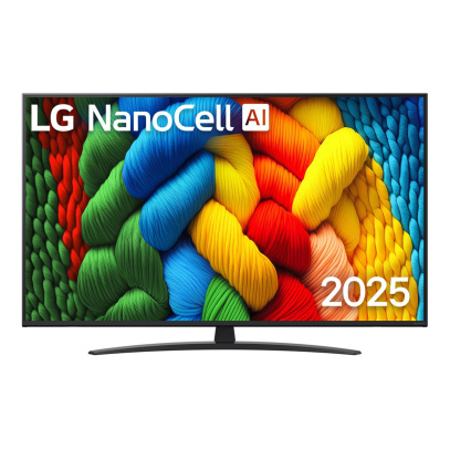 Телевизор LG 55" 4K UHD, 60 Гц NanoCell (55NANO81A6A.ARUG) Black, чёрный