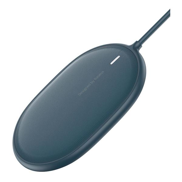Беспроводное зарядное устройство 15w Baseus Light Magnetic Wireless Charger, Type-C кабель 1,5 м (WXQJ-03) Синий