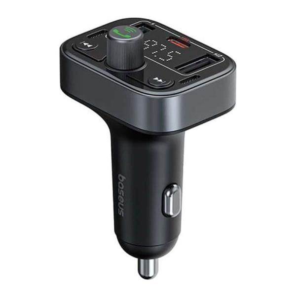 Автомобильное зарядное устройство/FM-модулятор/трансмиттер Baseus S-09 Pro Series Car FM Transmitter (C10762200113-00) Черный