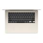 Apple MacBook Air 15" (M3, 8C CPU, 10C GPU, 2024) 8/256Gb SSD (MRYR3) Starlight, «сияющая звезда»