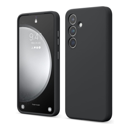 Чехол для Samsung Galaxy S24 Elago Soft silicone Liquid (EGS24SC62-BK) Чёрный