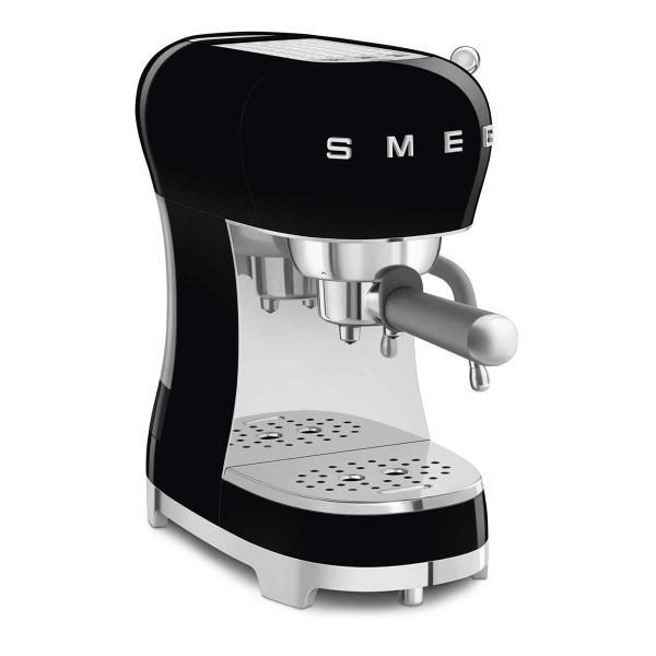 Кофемашина эспрессо SMEG 50s style (ECF02BLEU) Черный