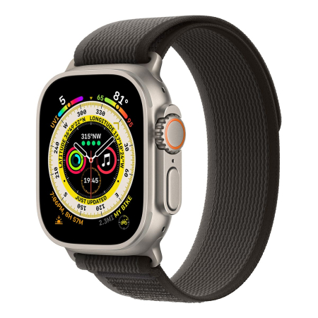 Ремешок для Apple Watch 38/40/41 mm WiWU Trail Loop Watch Band Чёрный/Серый