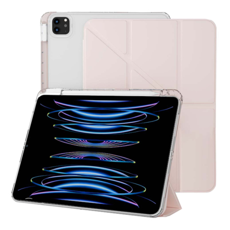 Чехол книжка для iPad Air  M1/M2/M3 10,9"/Pro 11 Gurdini Origami Case Розовый