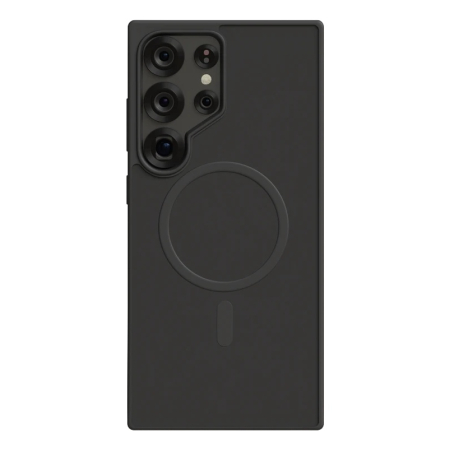 Чехол для Samsung S25Ultra AceCase Soft Rim (KA032) Black, чёрный