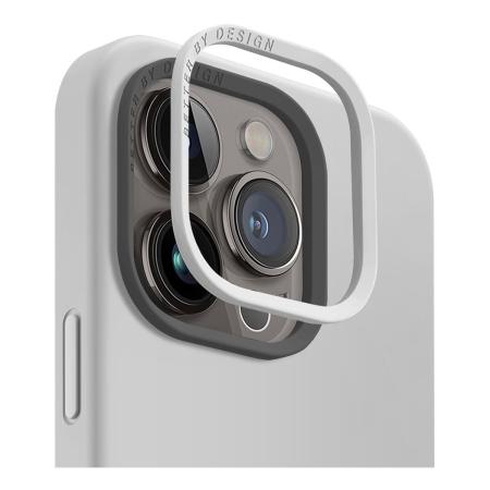 Чехол для iPhone 15 Pro с MagSafe UNIQ Lino (IP6.1P(2023)-LINOHMCGRY) Chalk Grey