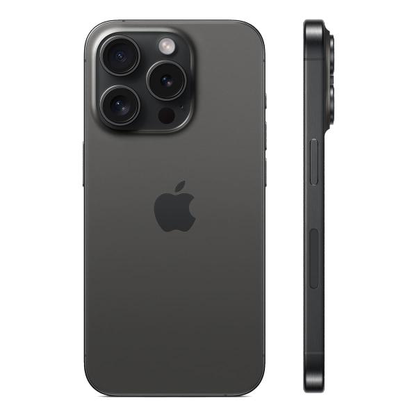 Apple iPhone 15 Pro 128Gb eSIM Black Titanium, чёрный титан