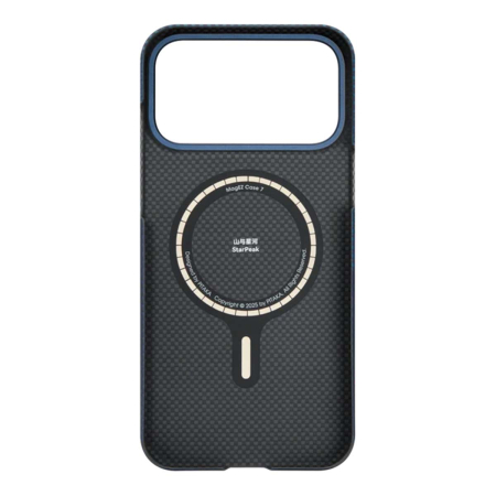 Чехол для iPhone 17 Pro с MagSafe Pitaka Ultra-Slim Case (Over the horizon) Синий