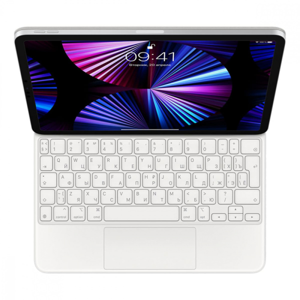 Клавиатура Apple Magic Keyboard для iPad Air 11" (M2, M3 | 2024–2025), Air 10,9" и Pro 11" (2018–2022) White, белый