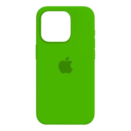 Чехол Silicone Case для Apple iPhone 15 Pro Ярко-зеленый