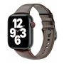 Ремешок для Apple Watch 42/44/45/49 mm WiWU (Wi-WB003) Coffee, тёмно-коричневый