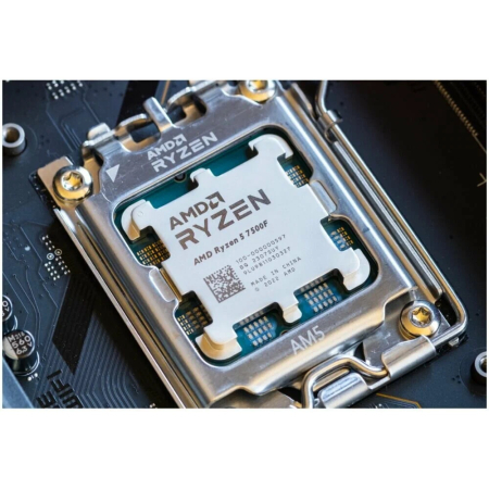 Процессор AMD Ryzen 5 7500F, 3.7 ГГц (Turbo 5.0ГГц), AM5, OEM (100-000000597)