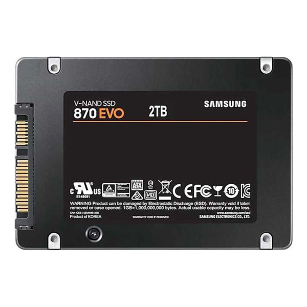 SSD накопитель Samsung 870 EVO Series 2Tb SATA III (MZ-77E2T0B/EU)