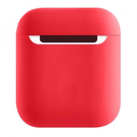 Чехол Silicone Case для Apple AirPods 1/2 (PRODUCT)RED, красный