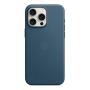 Чехол FineWoven Case для Apple iPhone 15 Pro Max с MagSafe Pacific Blue, синий