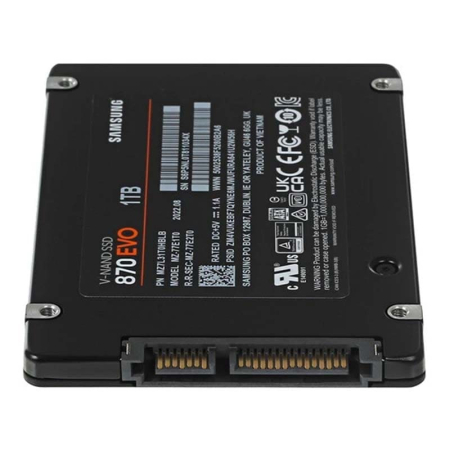 SSD накопитель Samsung 870 Evo 2.5", 1Tb (MZ-77E1T0BW)