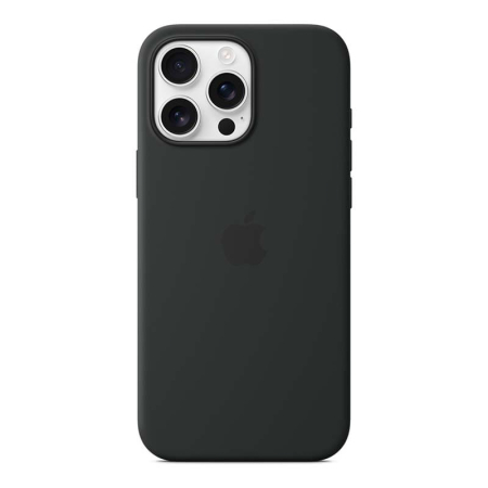 Чехол для iPhone 16 Pro Max Silicone Case Black, чёрный