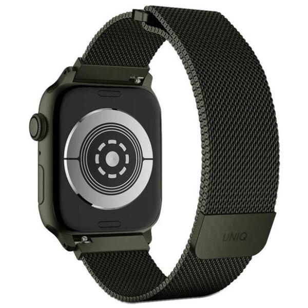 Ремешок для Apple Watch 38/40/41 мм UNIQ Dante Strap Mesh Steel (41MM-DANGRN) Зеленый